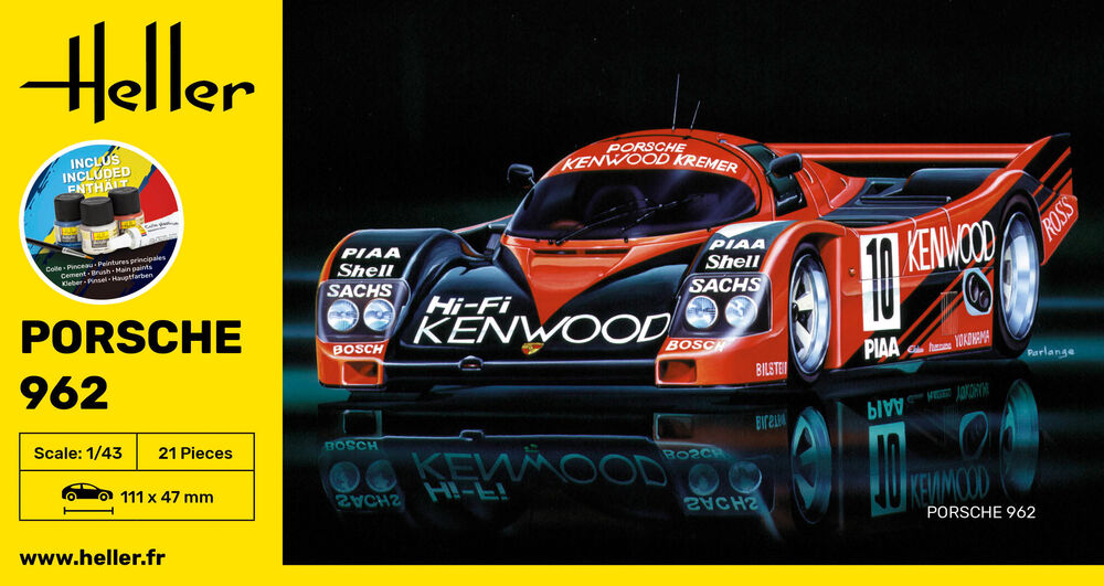 Heller - Gift Set Porsche 962 56109