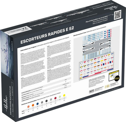 Heller 1/400 Escorteurs Rapides E52 French Frigate Model Kit 81094