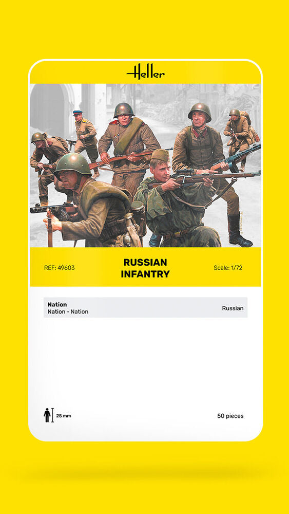 Heller Russian Infantry 1:72