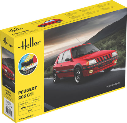 Heller - Gift Set Peugeot 205 GTI 58705