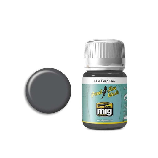 Ammo by MIG – Panel Line Wash 1602 Deep Grey