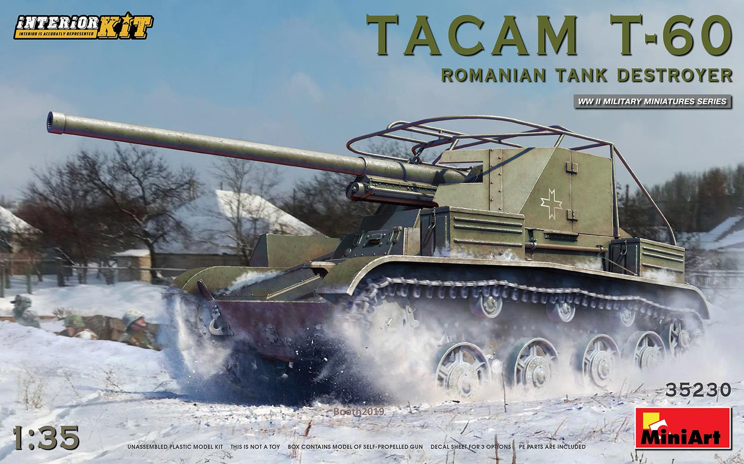 1/35 MiniArt - Tacam T-60 Romanian Tank Destroyer (Interior Kit) 35230