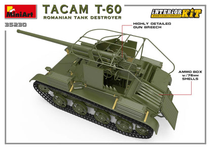 1/35 MiniArt - Tacam T-60 Romanian Tank Destroyer (Interior Kit) 35230