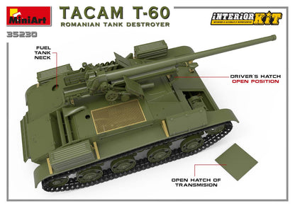 1/35 MiniArt - Tacam T-60 Romanian Tank Destroyer (Interior Kit) 35230