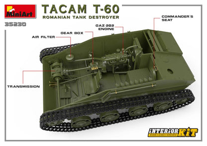 1/35 MiniArt - Tacam T-60 Romanian Tank Destroyer (Interior Kit) 35230