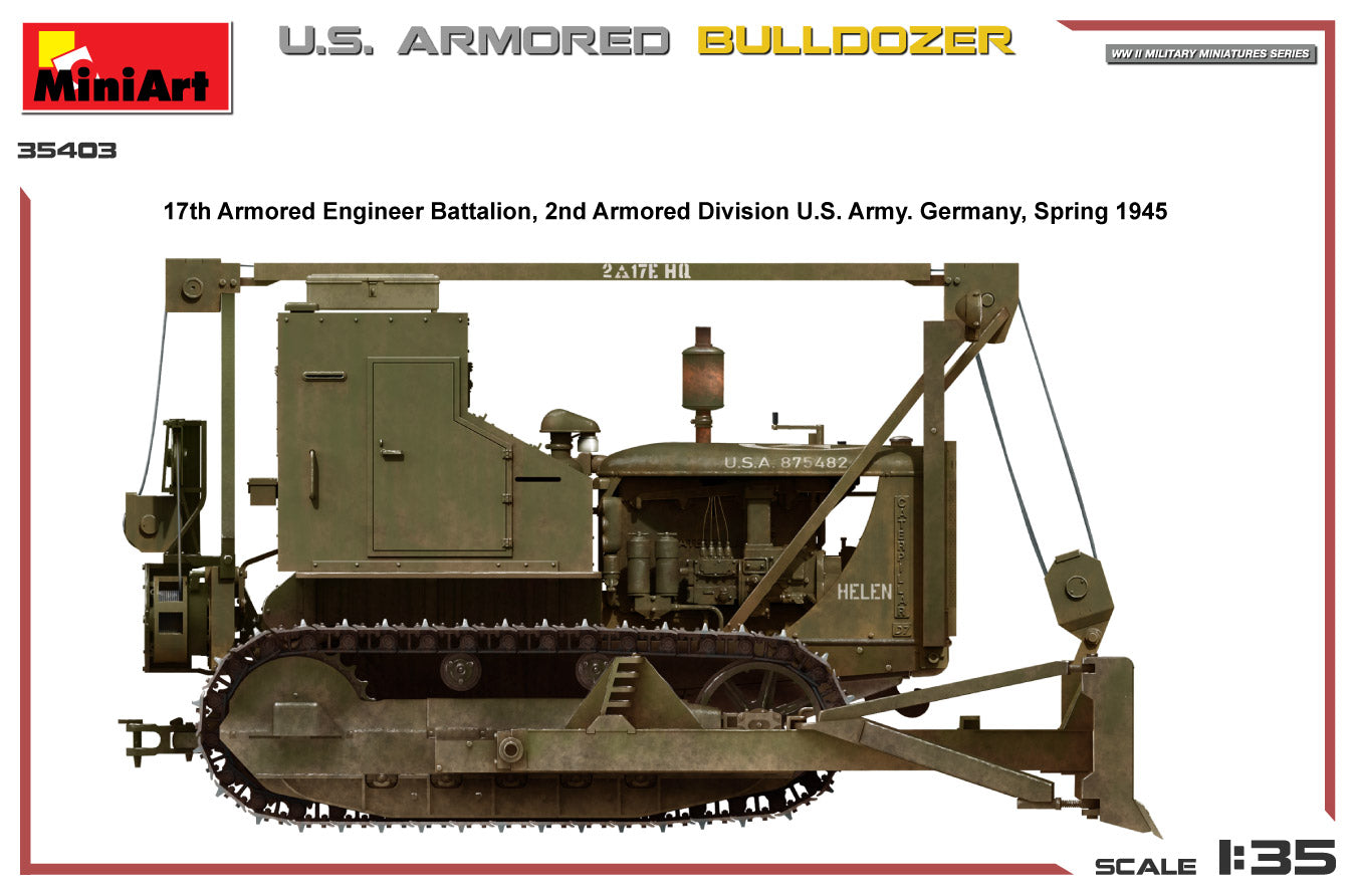 1/35 MiniArt - U.S Armored Bulldozer 35403