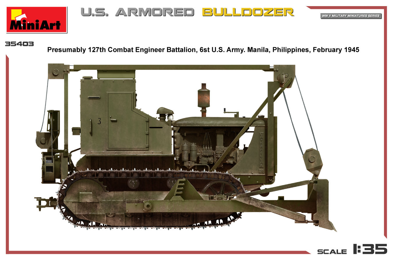 1/35 MiniArt - U.S Armored Bulldozer 35403