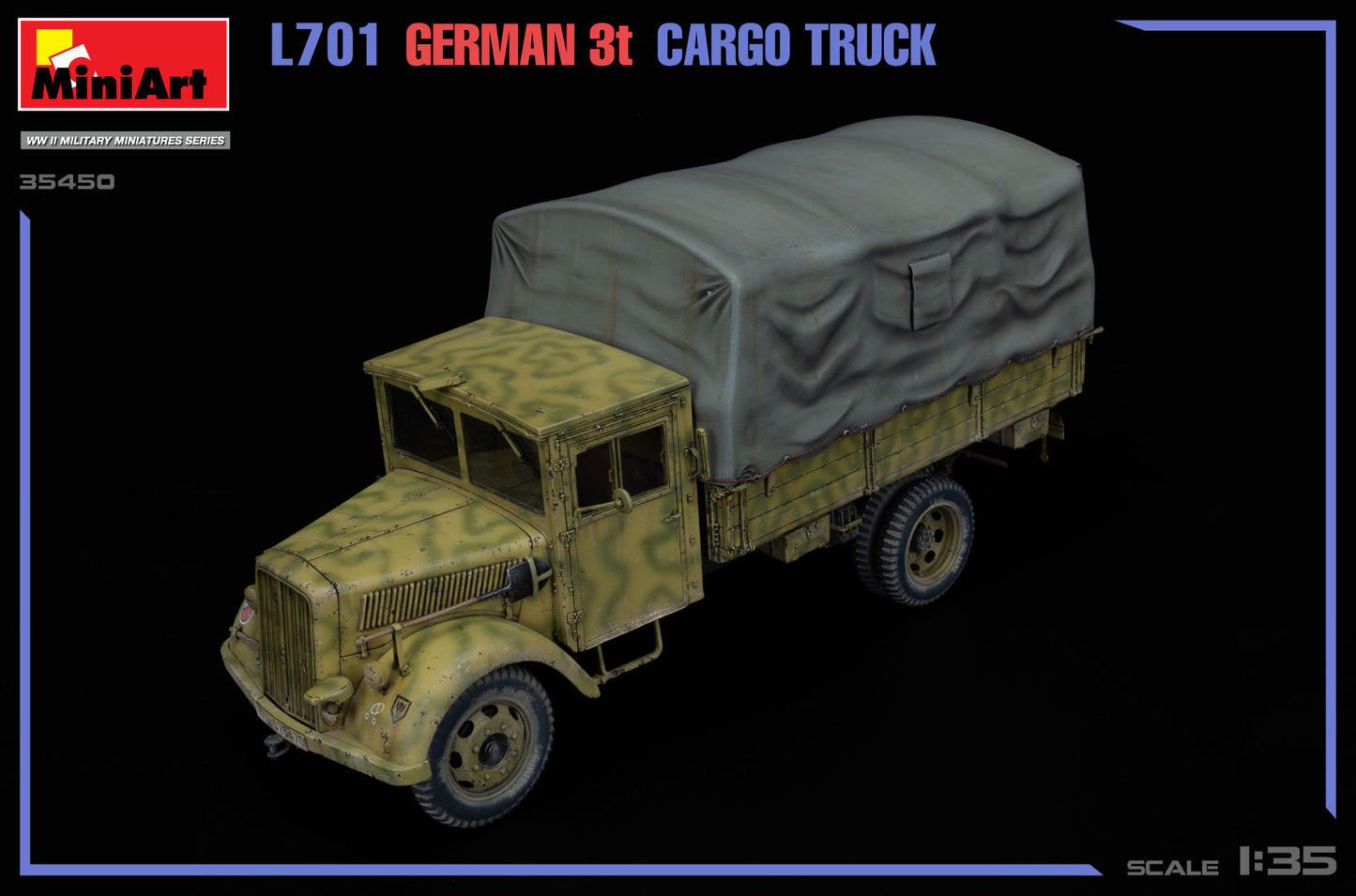 1/35 MiniArt - 3t Cargo Truck L701 35450