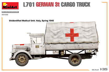 1/35 MiniArt - 3t Cargo Truck L701 35450