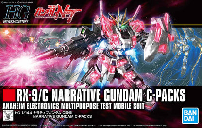 Bandai Hguc 1/144 Narrative Gundam C-Packs MK56760 - image 2