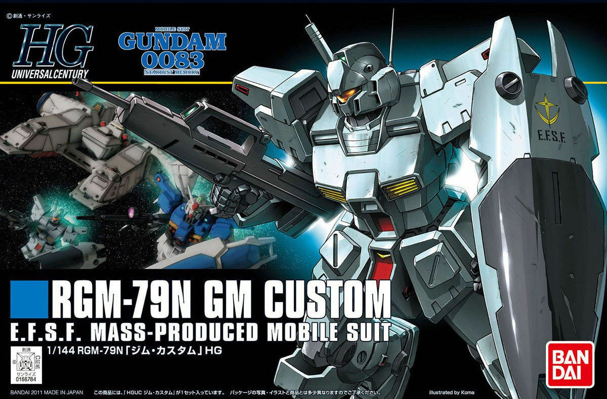 Bandai Hguc 1/144 Rgm-79N GM Custom MK57400 - image 2