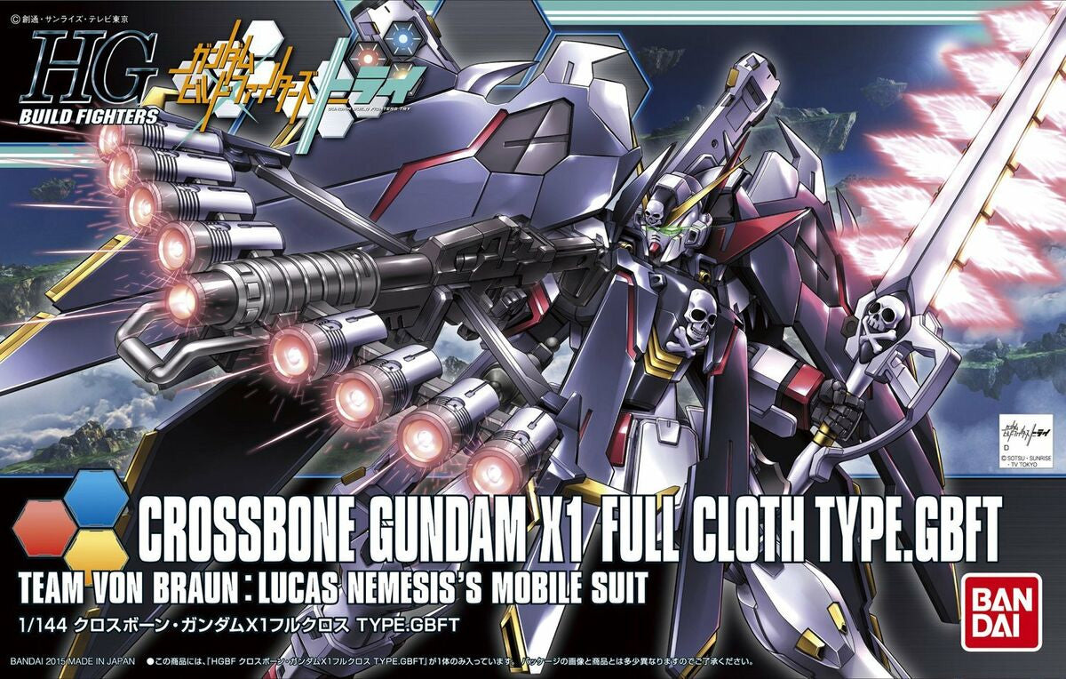 Bandai Hgbf 1/144 Crossbone Gundam X1 Full Cloth version Gbf MK57720 - image 2