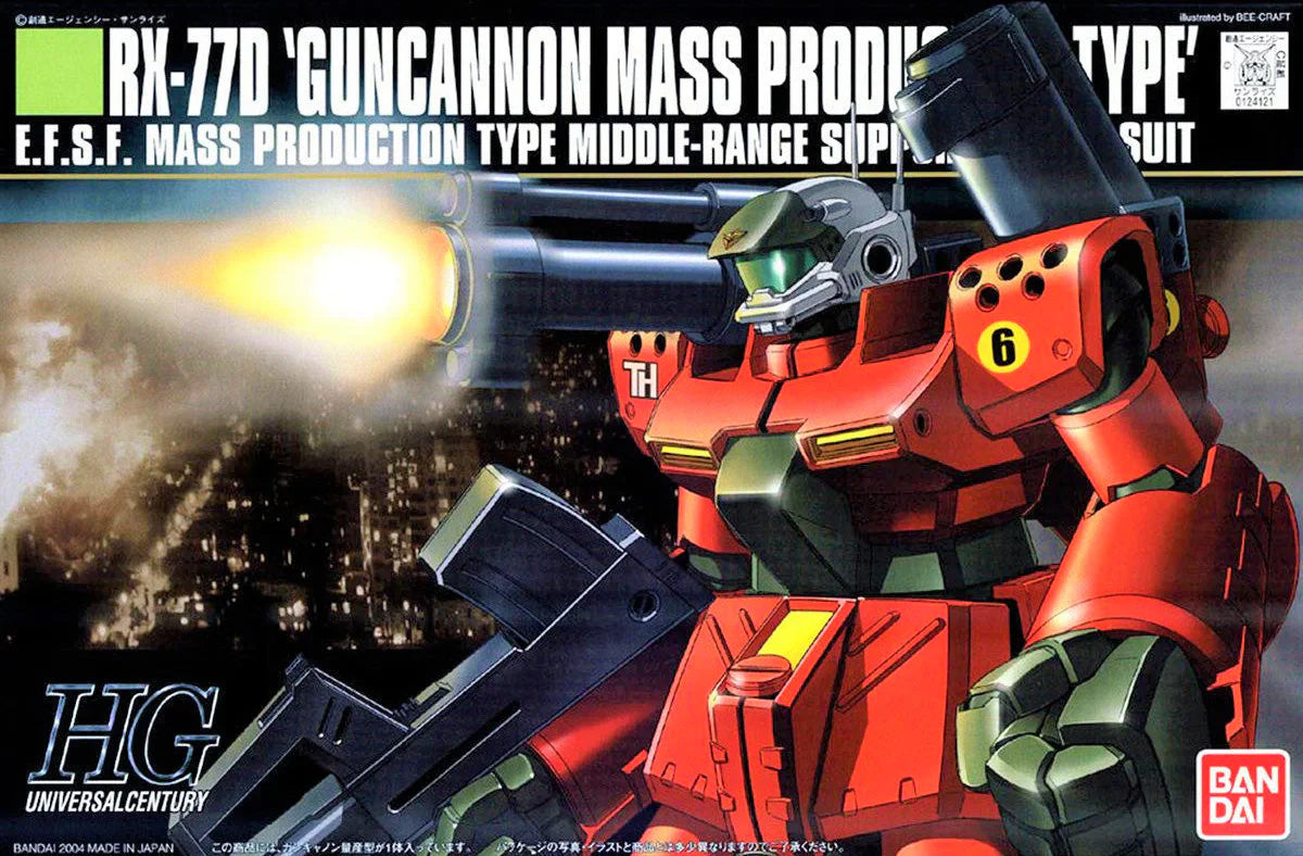 Bandai Hguc 1/144 Guncannon Mass Production Type MK59157 - image 2