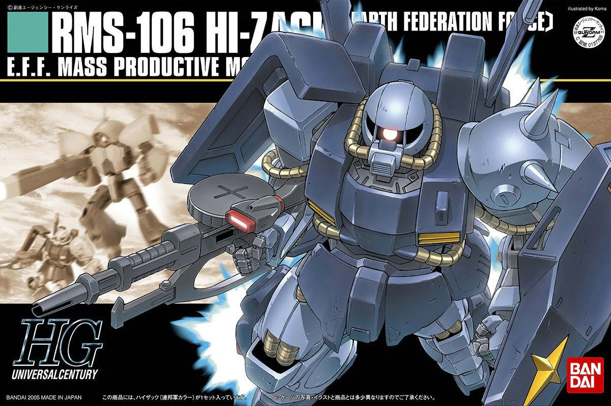 Bandai Hguc 1/144 HI-Zack (Earth Federation) MK60659 - image 2