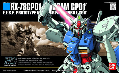 Bandai Hguc 1/144 RX-78 GP01 Zephyranthes MK60965 - image 2