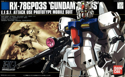 Bandai Hguc 1/144 RX-78GP03S Gundam MK60967 - image 2