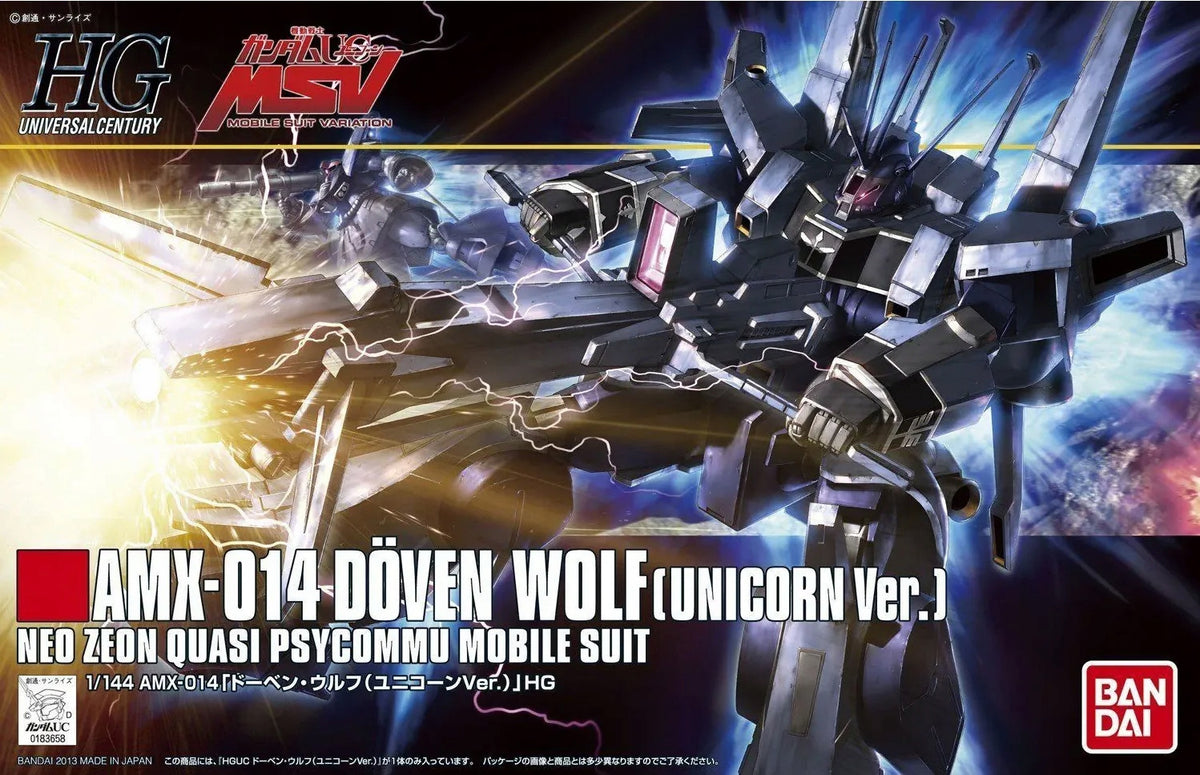 Bandai Hguc 1/144 Doven Wolf (Unicorn version) MK61831 - image 2