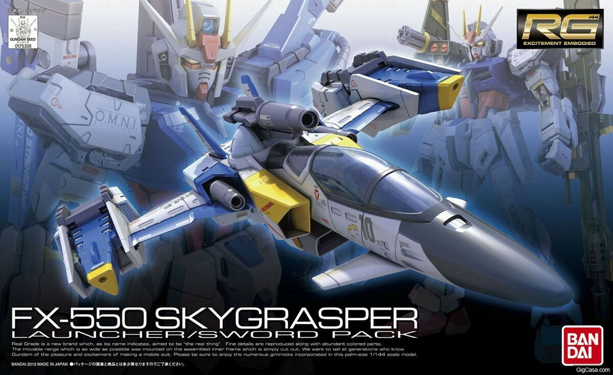 Bandai RG 1/144 FX550 Sky Grasper Launcher / Sword Pack MK63052 - image 2