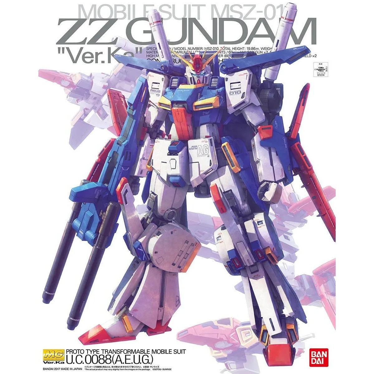 Gunpla Mg - MG 1/100 ZZ Gundam Version Ka MK63151