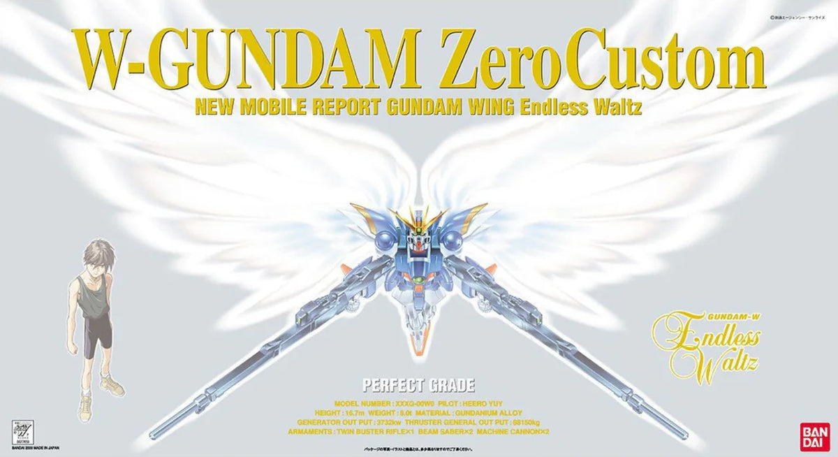Bandai PG 1/60 W-Gundam Zero Custom MK63825 - image 2