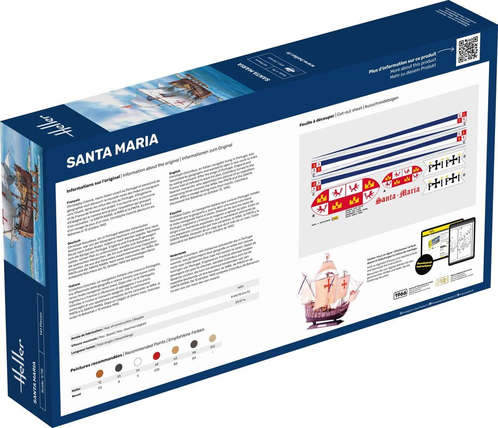 Heller STARTER KIT Santa Maria 1:75