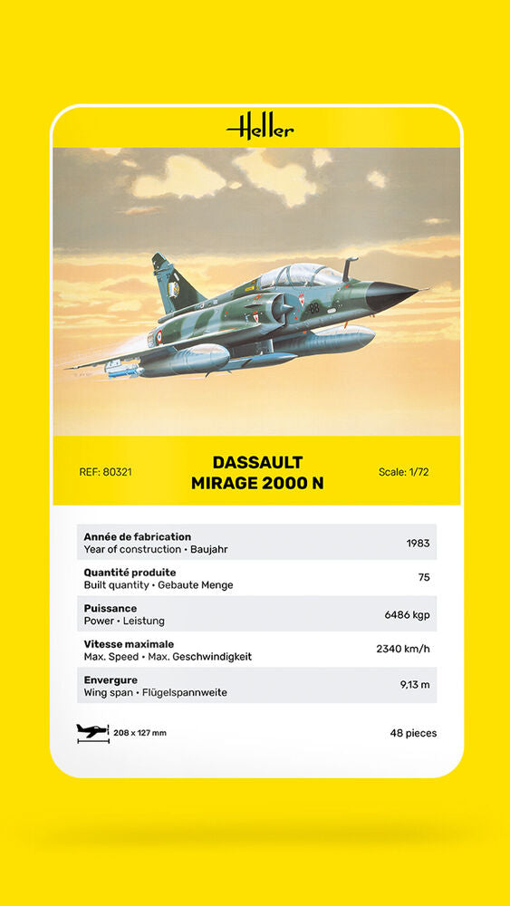 Heller Mirage 2000 N 1:72