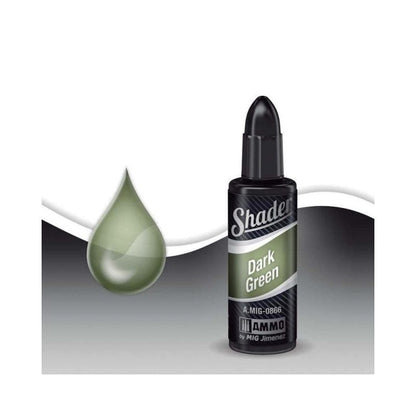 Ammo by MIG Shader - A.MIG-0866 Dark Green Shader 10ml