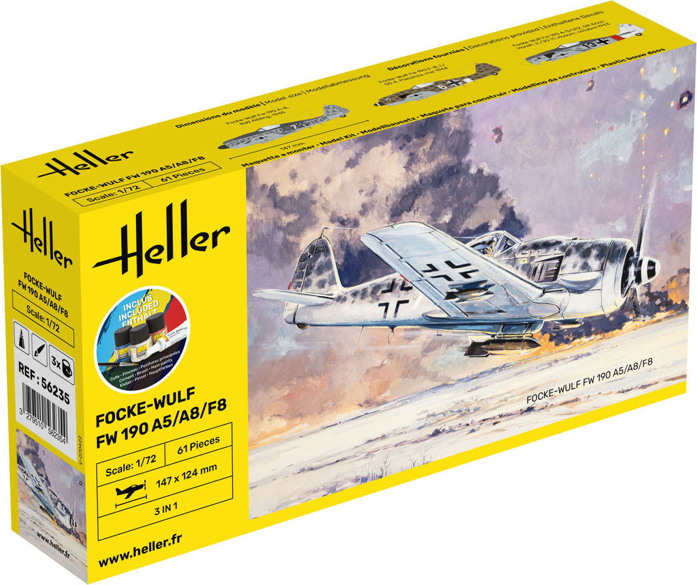Heller STARTER KIT FW 190 A5/A8/F8 1:72