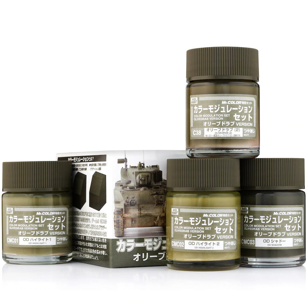 Mr. Hobby - Mr. Color Colour Modulation Set Olive Drab