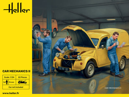 Heller 1/24 Car Mechanics II Figure Set Model Kit 82756