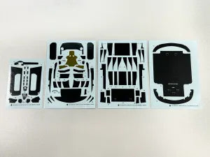NUNU 1/24 Cars  - Etching Detail Parts: Porsche 911 992 LM 18 Pink Pig - NU24040E