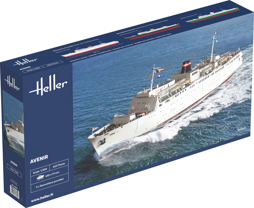 Heller 1/200 Avenir Ferry Plastic Model Kit 80625