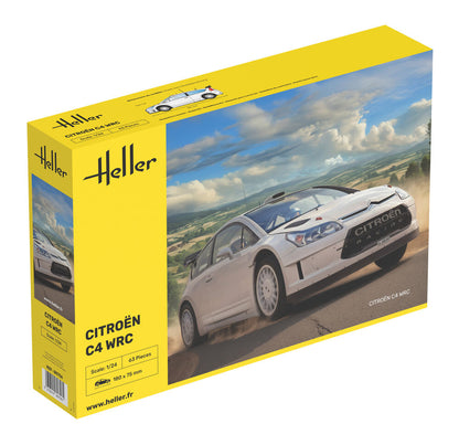 Heller 1/24 Citroen C4 WRC Rally Car Plastic Model Kit 80756
