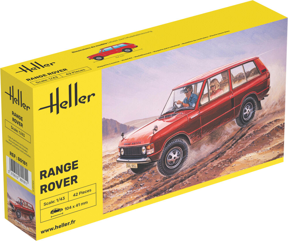 Heller 1/43 Range Rover Starter Set Model Kit 56181