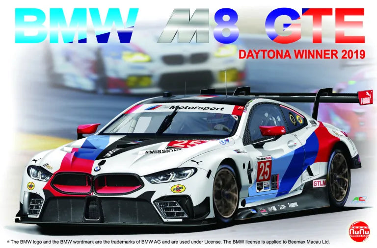 NUNU 1/24 Cars - BMW M8 Gte 2019 Daytona 24H Winner - NU24010