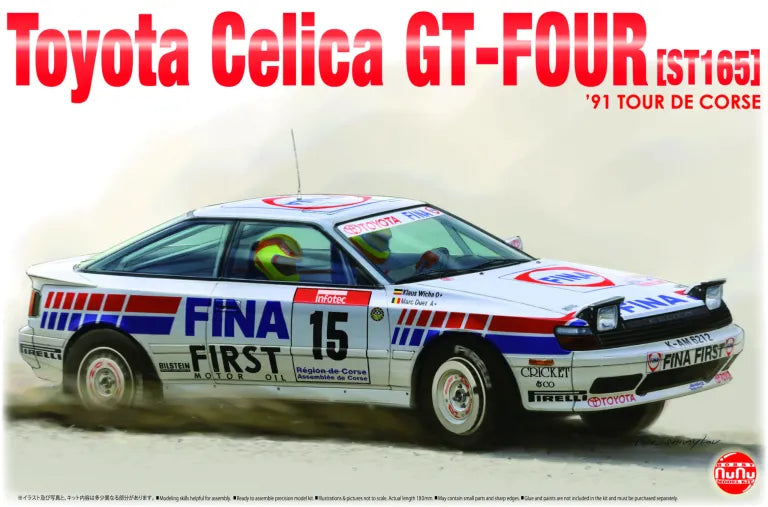 NUNU 1/24 Cars - Toyota Celica Gt4 St165 '91 Tour De Corse Ìfinaî - NU24015