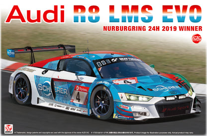 NUNU 1/24 Cars - Audi R8 Lms Evo 24Hnurburgring 2019 Winner - NU24026