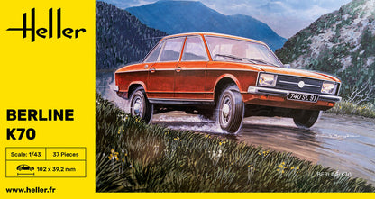 Heller 1/43 Volkswagen K70 Plastic Model Kit 80176