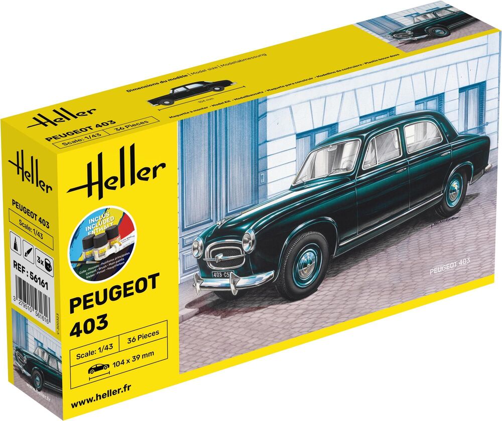 Heller STARTER KIT Peugeot 403 1:43