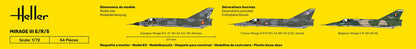 Heller 1/72 Scale Mirage III E Plastic Model Kit 80323
