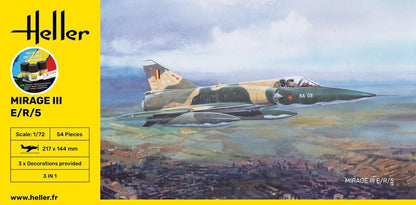 Heller STARTER KIT Mirage III E 1:72