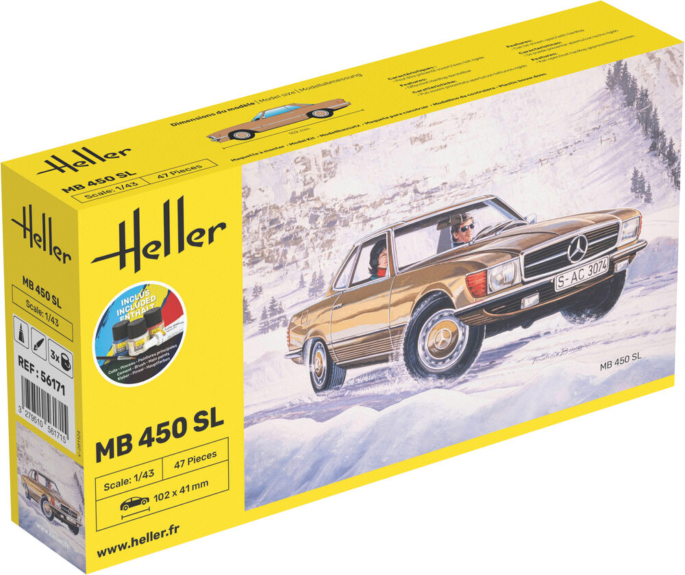 Heller STARTER KIT MB 450 SL 1:43