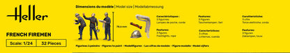 Heller STARTER KIT Feuerwehrmanner 1:24