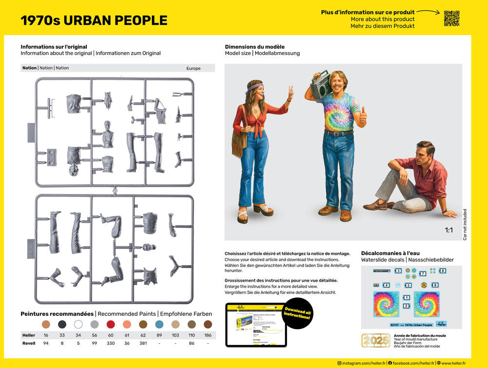 Heller - 1970s Urban People 82757