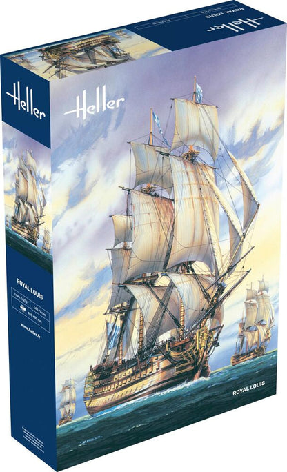 Heller 1/200 Le Royal Louis Sailing Ship Plastic Model Kit 80892