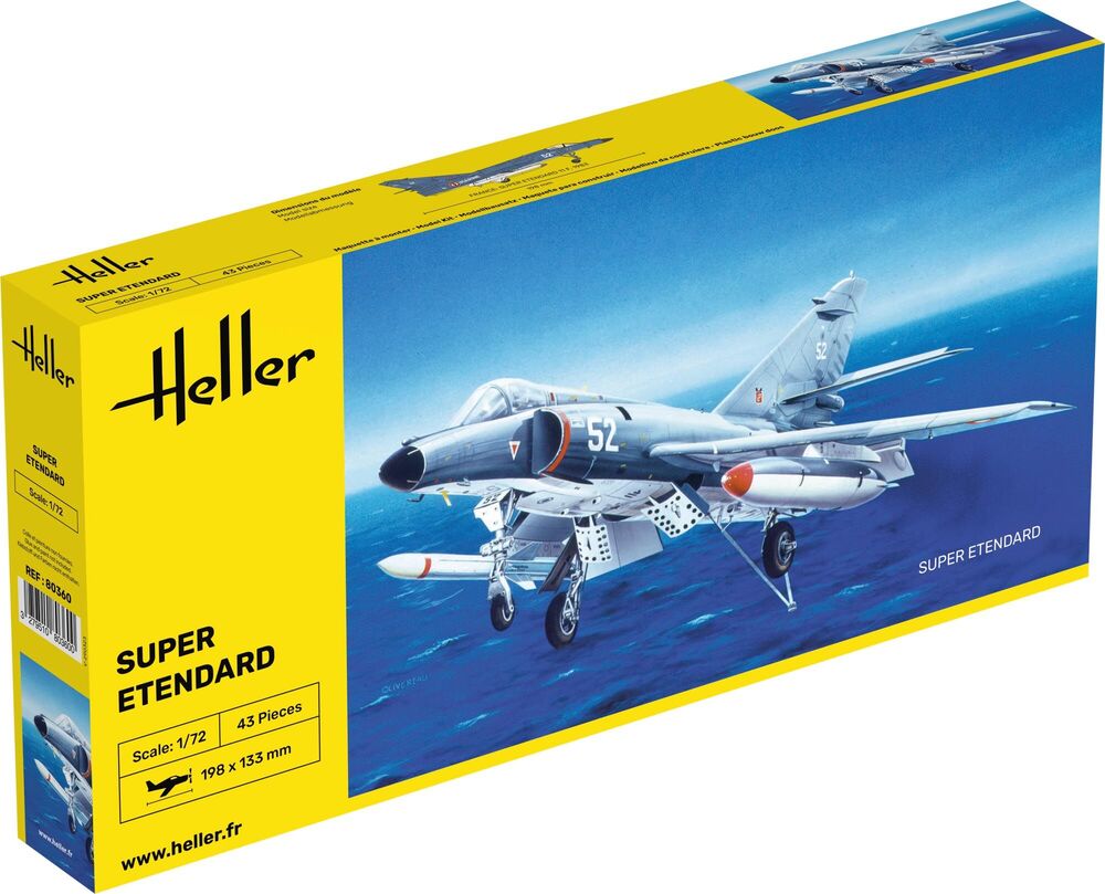 Heller 1/72 Super Etendard Plastic Model Kit 80360