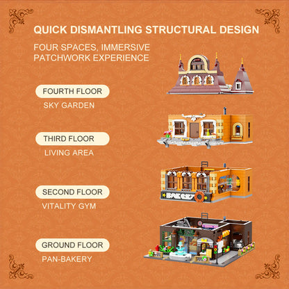 Pantasy - Bakery (4-Storey Building) - 2663 Pcs - Pa85013