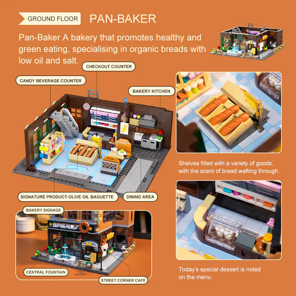 Pantasy - Bakery (4-Storey Building) - 2663 Pcs - Pa85013