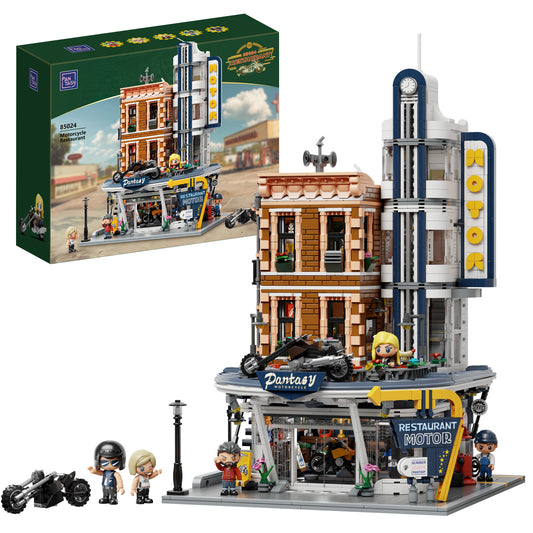 Pantasy - Motorcycle Restaurant Building - 2989 Pcs - Pa85024