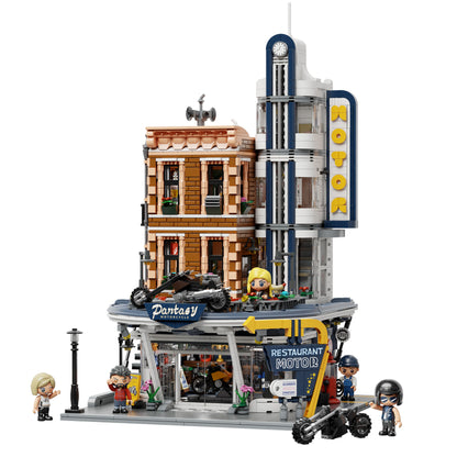 Pantasy - Motorcycle Restaurant Building - 2989 Pcs - Pa85024